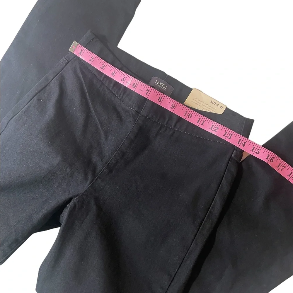 NYDJ pull on black denim pants‎ woman’s size S nwot - Picture 10 of 12